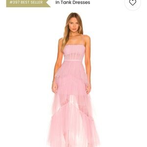 Pink Tulle Tank Dress